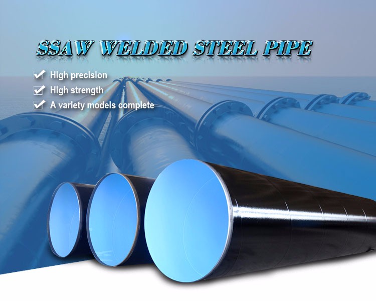 Factory direct sale SCH10-SCH160 ssaw welded spiral pipe